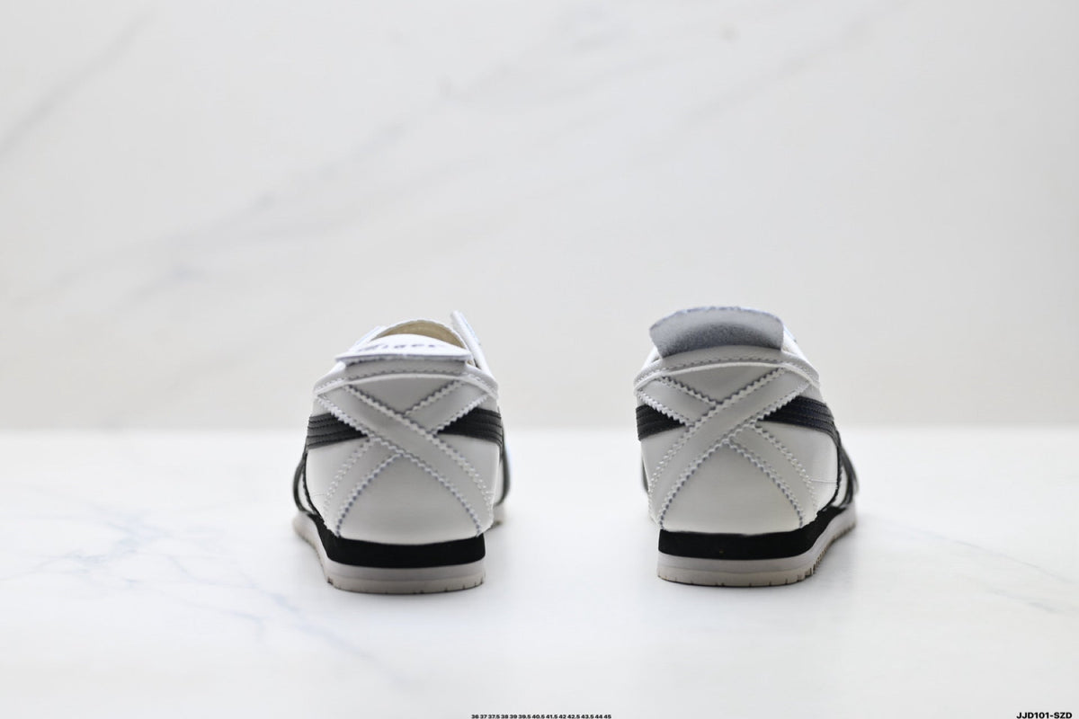 Onitsuka Tiger Retro Low Top White Black Unisex Shoes Style 09