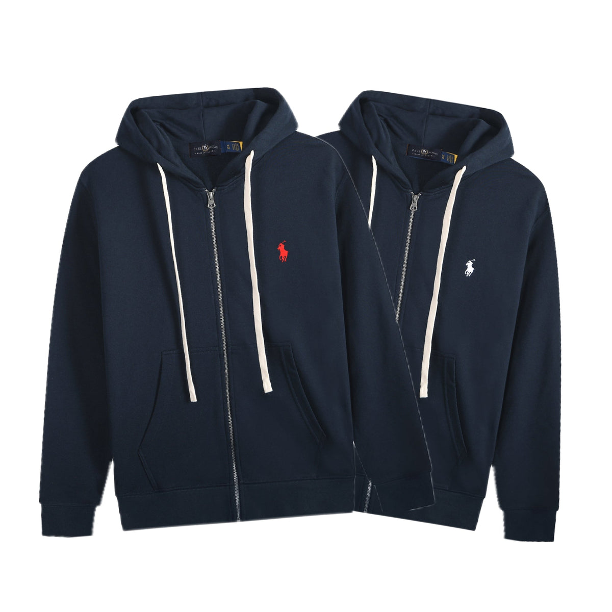 Polo Ralph Lauren Hoodie Navy with White Lace