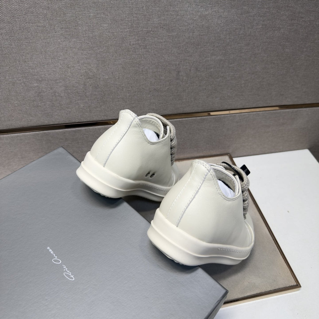 Rick Owens Off-White Low-Top Sneakers