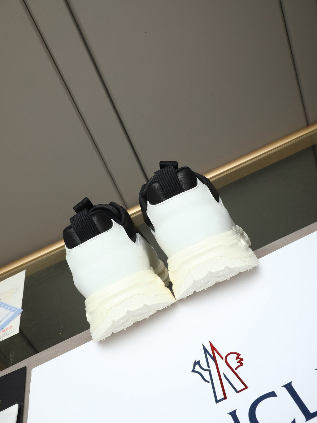 Moncler Chunky-Sole Lace-Up Sneakers