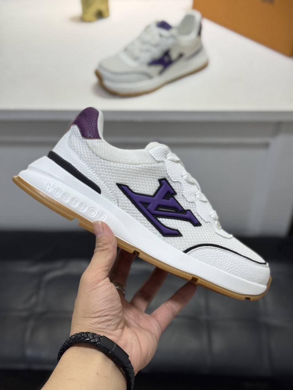 Louis Vuitton Low-Top Logo Sneakers