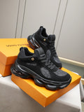 Louis Vuitton Patterned Panel Chunky Sneakers