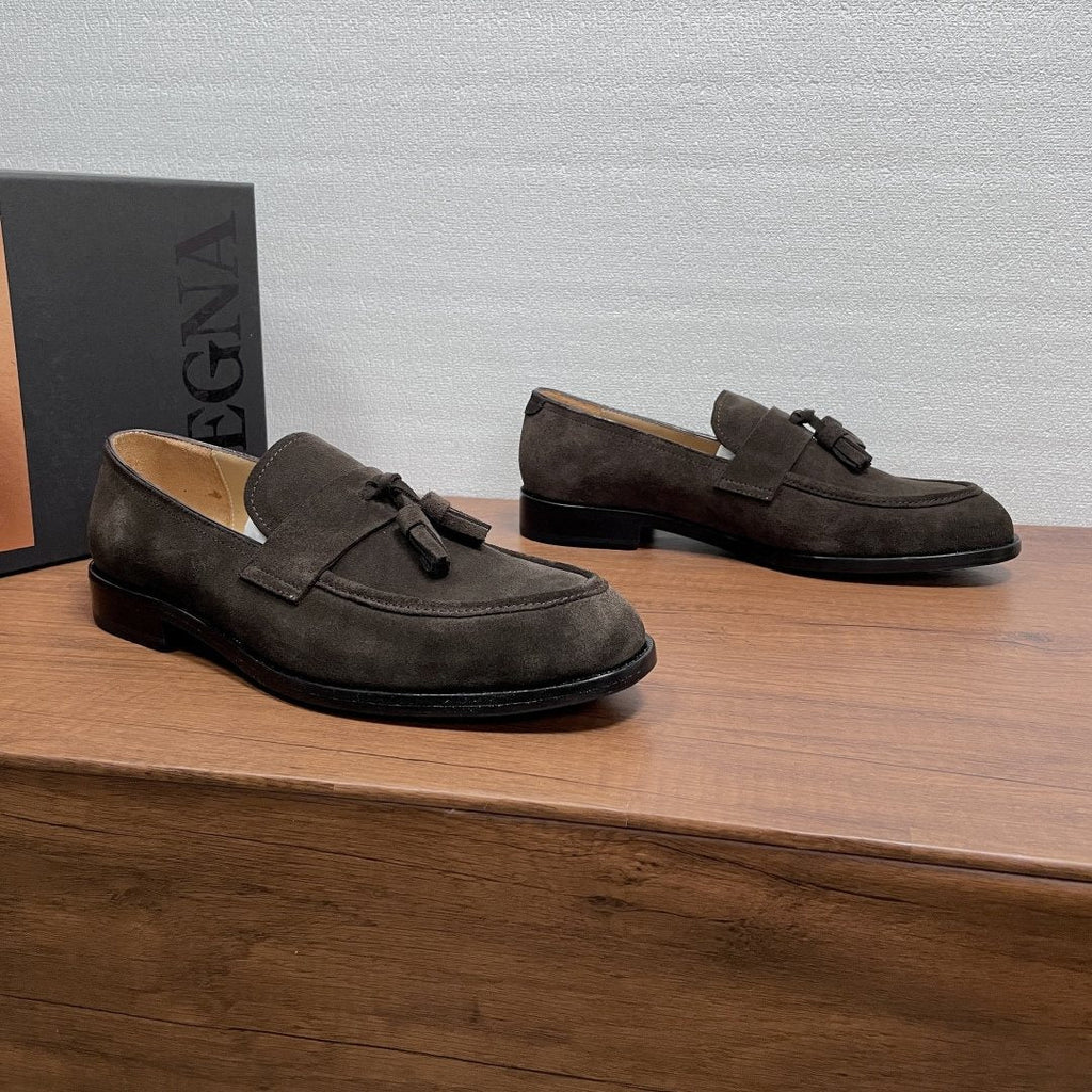 Zegna Men's Tassel Strap Loafers