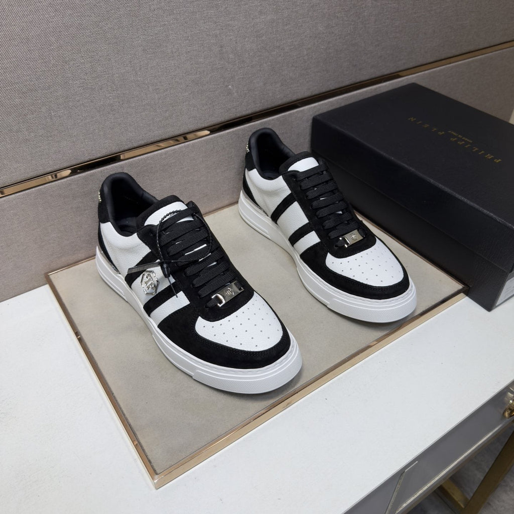Philipp Plein Men's Paneled Low-Top Sneakers