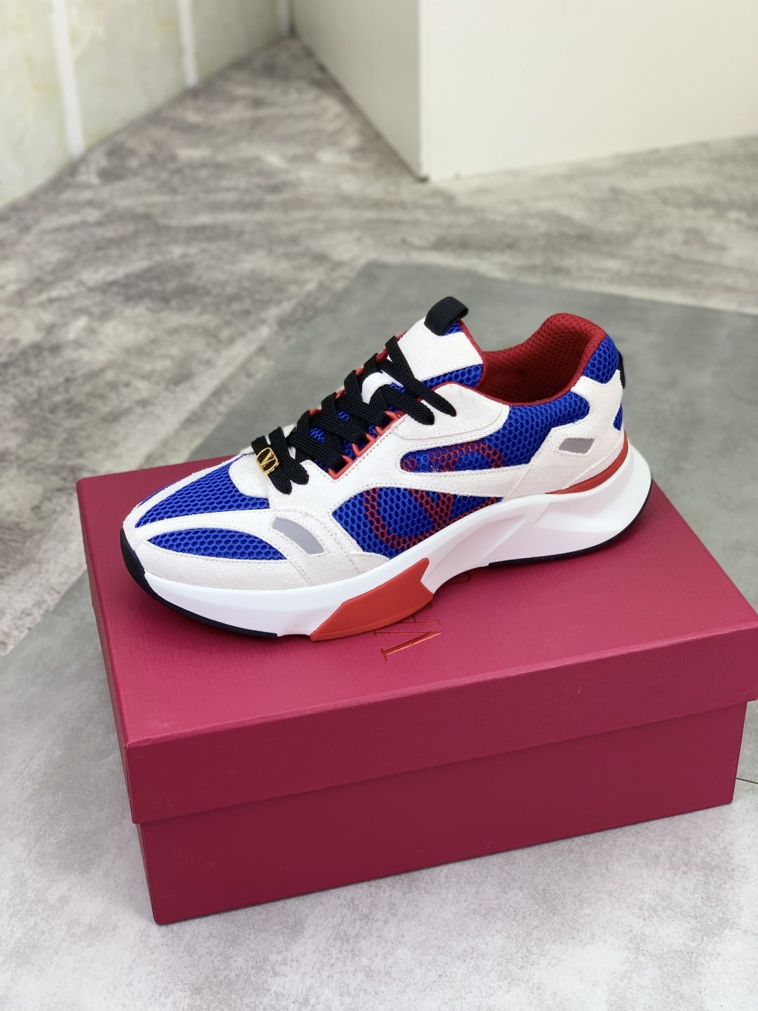 Valentino VLogo Mesh Low-Top Sneakers