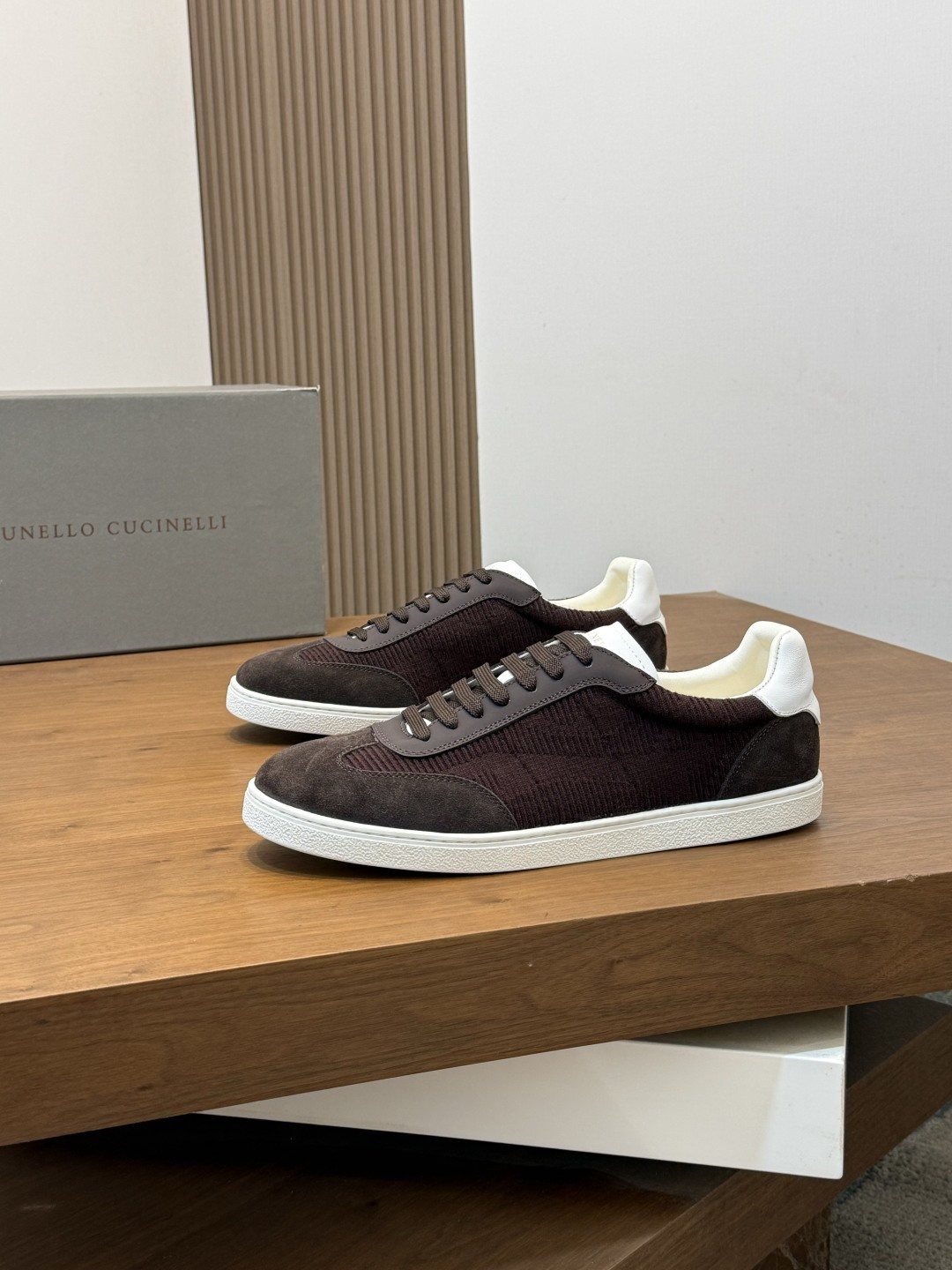 Brunello Cucinelli Men's Low-Top Suede Sneakers